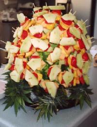 Fruit kabob tree